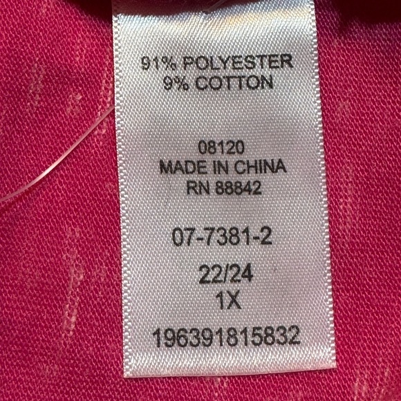 Woman Within Long Sleeve Tunic Tee 22/24 - Picture 6 of 7